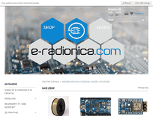 Tablet Screenshot of e-radionica.com